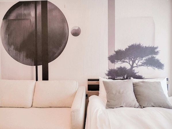 1 chambre, bureau, Wi-Fi, literie fournie
