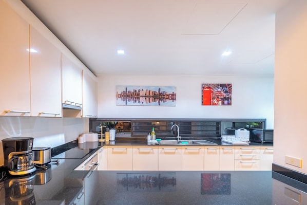 Vila, varanda | Cozinha privada