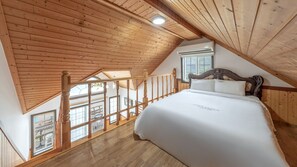 Kamar Basic, 1 kamar tidur (D-Baekilhong 2 (2F / Duplex / BBQ)) | 1 kamar tidur dan Wi-Fi gratis