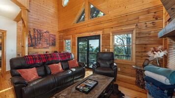 TV, fireplace, video games, offices