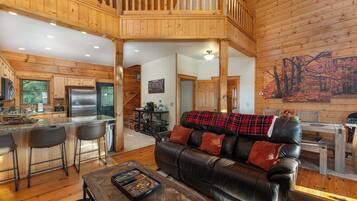 TV, fireplace, video games, offices