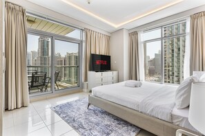 2 bedrooms, in-room safe, iron/ironing board, WiFi