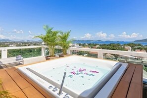 Villa, Balcony | Private spa tub - BestViewHot Tub pool Great Location v132 (Rawai)