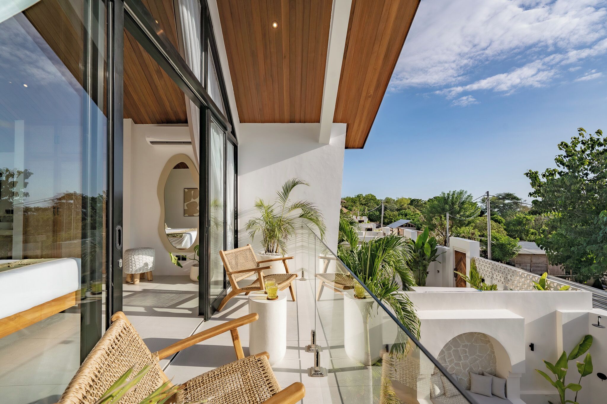 奢华别墅, 泳池景观 | 阳台景观