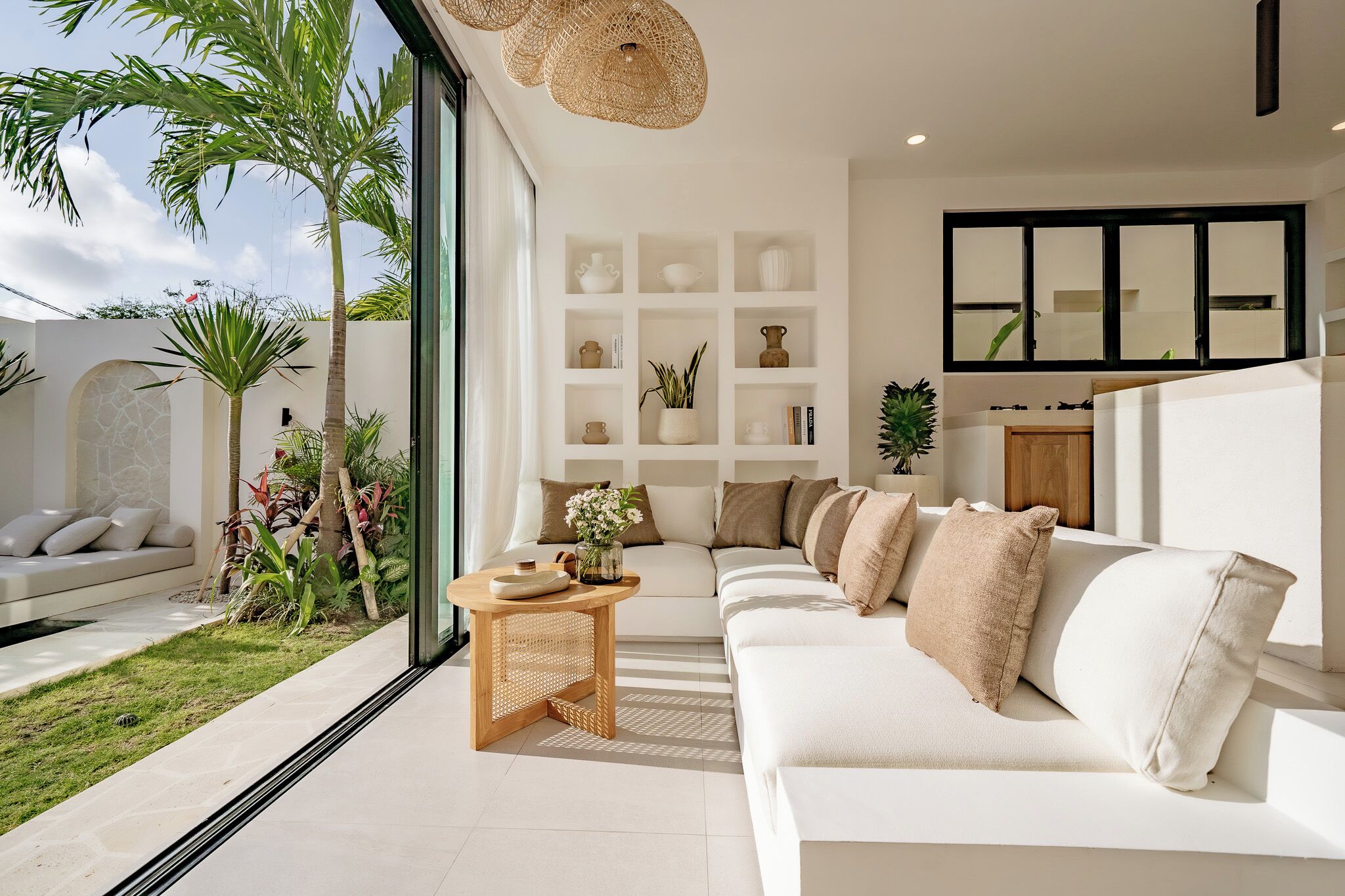 奢華別墅, 泳池景 | 客廳 | 55 吋智能電視連數碼電視頻道