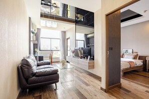 1 habitación, tabla de planchar con plancha y wifi