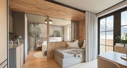 Apartment fĂŒr bis zu 4 Personen mit Sauna