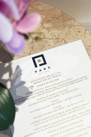 Free daily continental breakfast  - Park Suites (Kolkata)