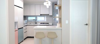 Spacious 3-Bedroom Home in Trendy Seoul Near Gyeongui Line Forest Park.