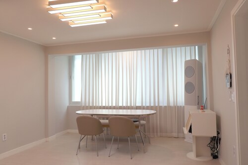 Spacious 3-Bedroom Home in Trendy Seoul Near Gyeongui Line Forest Park.