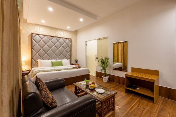 Premium bedding, individually furnished, desk, laptop workspace