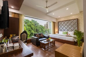 Premium bedding, individually furnished, desk, laptop workspace