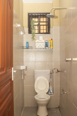 Towels, soap, toilet paper