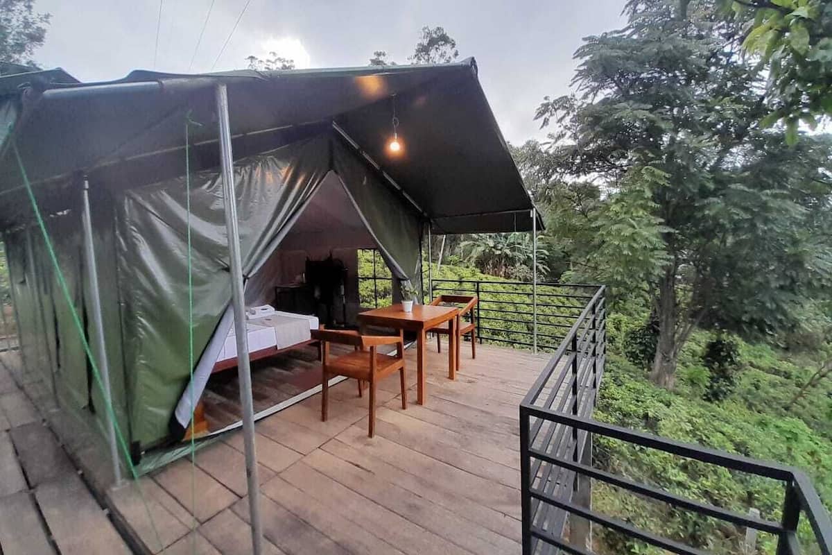 Deluxe Tent, Mountain View | Terrace/patio