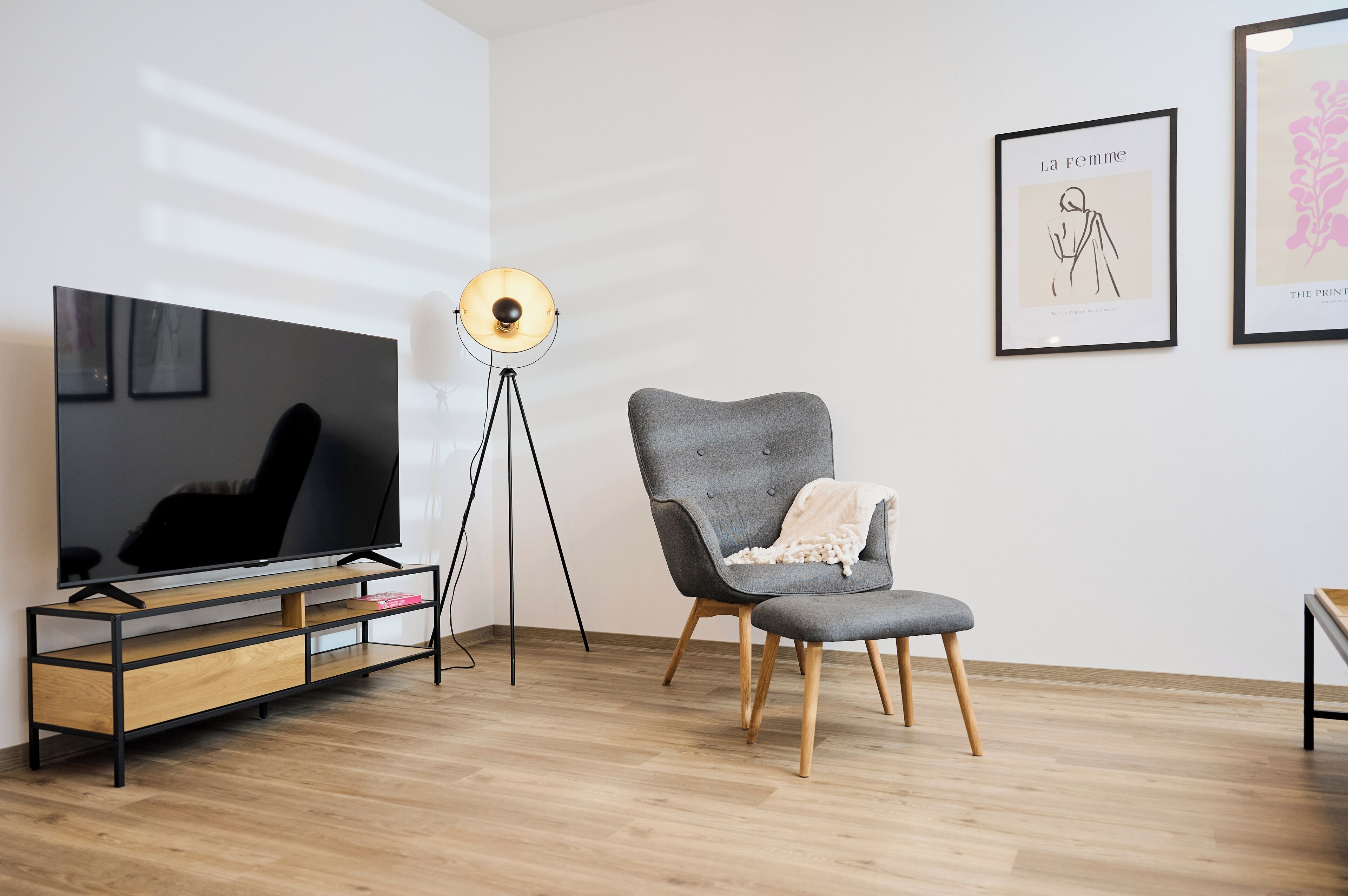 Premium appartement, 3 slaapkamers, balkon | Woonruimte | Vloerwarming