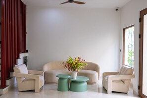 Sitteområde i lobbyen