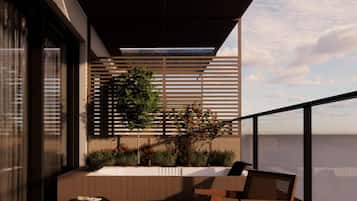 Acropolis Senior Suite with Hot Tub | Terasz/udvar