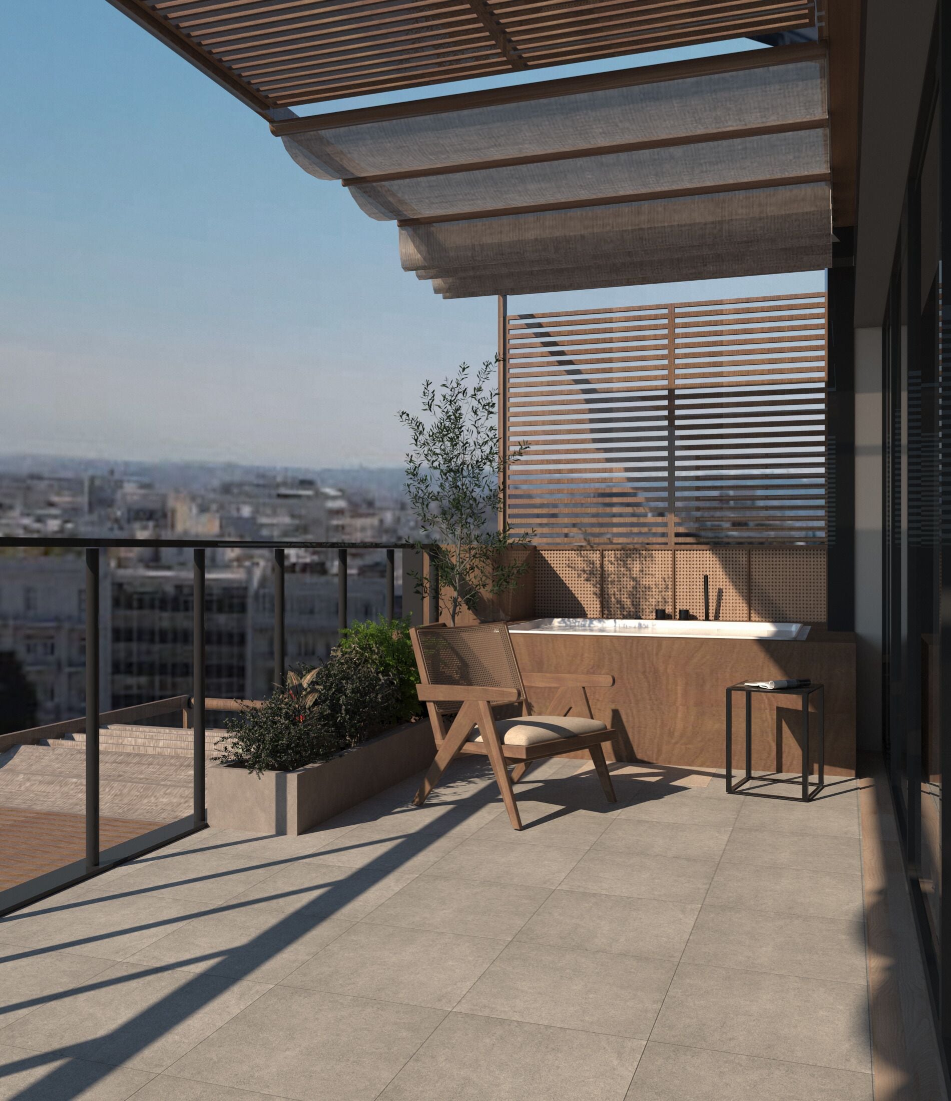 Acropolis Serenity Suite with Hot Tub | Terrace/patio