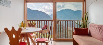 Appartamento '1' con vista montagna, terrazza comune e Wi-Fi