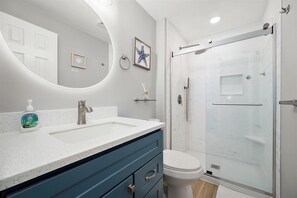Shower, towels