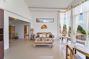 Villa, Balcony | Living area - Seaview Villa with Pool & Kids Zone V223 (Koh Samui)