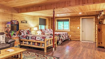 4 多间卧室、办公桌、熨斗/熨衣板、旅行婴儿床