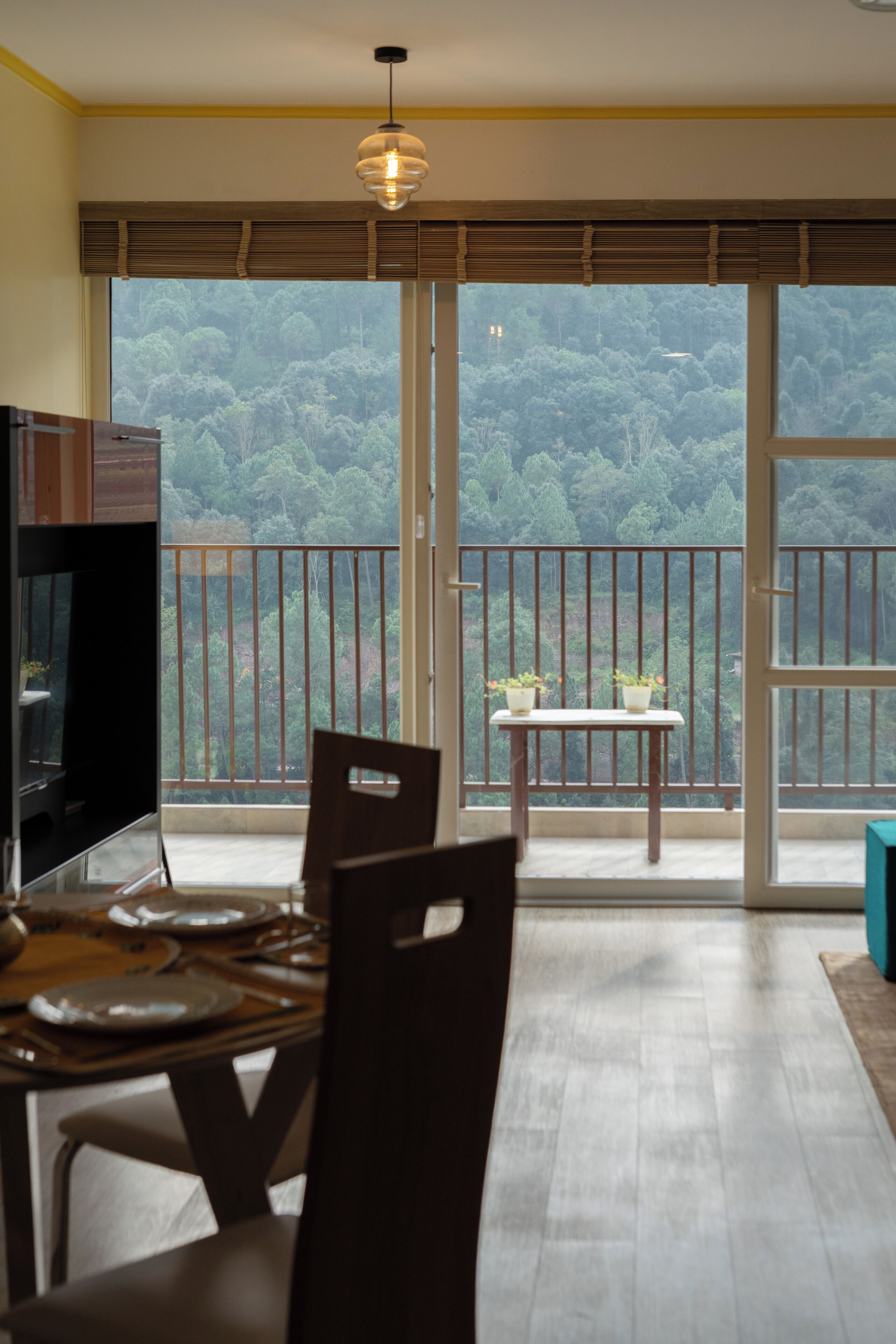 Kamar Quadruple Mewah, pemandangan lembah | Pemandangan gunung