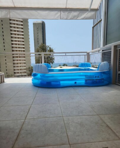 sea view chalet - private terrace - Viamor chalet tabarja lebanon