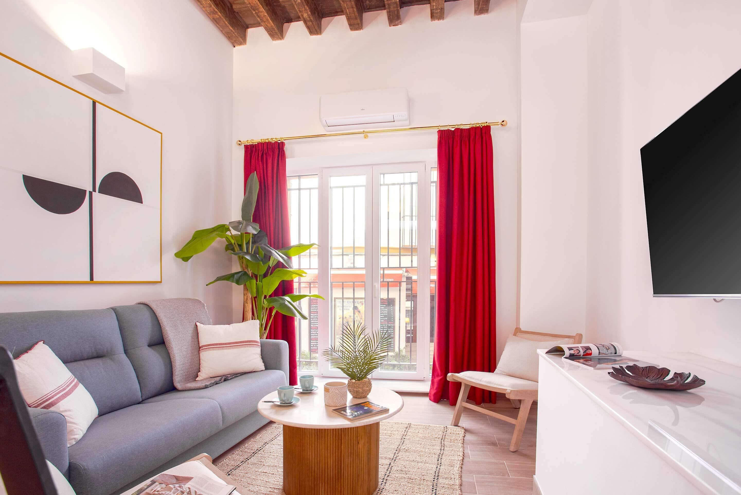 Apartment (1 Bedroom) | Living area