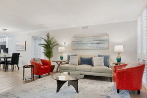 Villa, Multiple Beds, Patio, Garden View (868 Ketch Court) | Living area | 42-inch flat-screen TV with digital channels - 868 Ketch Court at The Sea Pines Resort (Hilton Head Island)