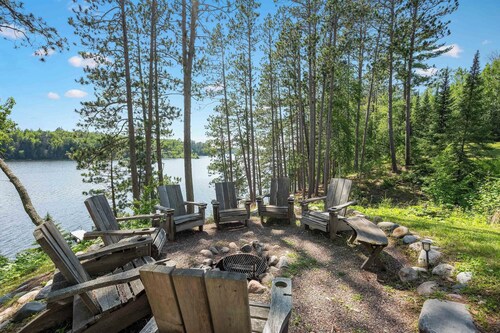 Cozy Balsam Lake Cabin 1BR - 1 Bath w/ Loft, Dock, Kayaks & Firepit – No Pets Allowed