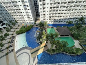 Apartment, 2 Schlafzimmer, barrierefrei, Balkon | Pool