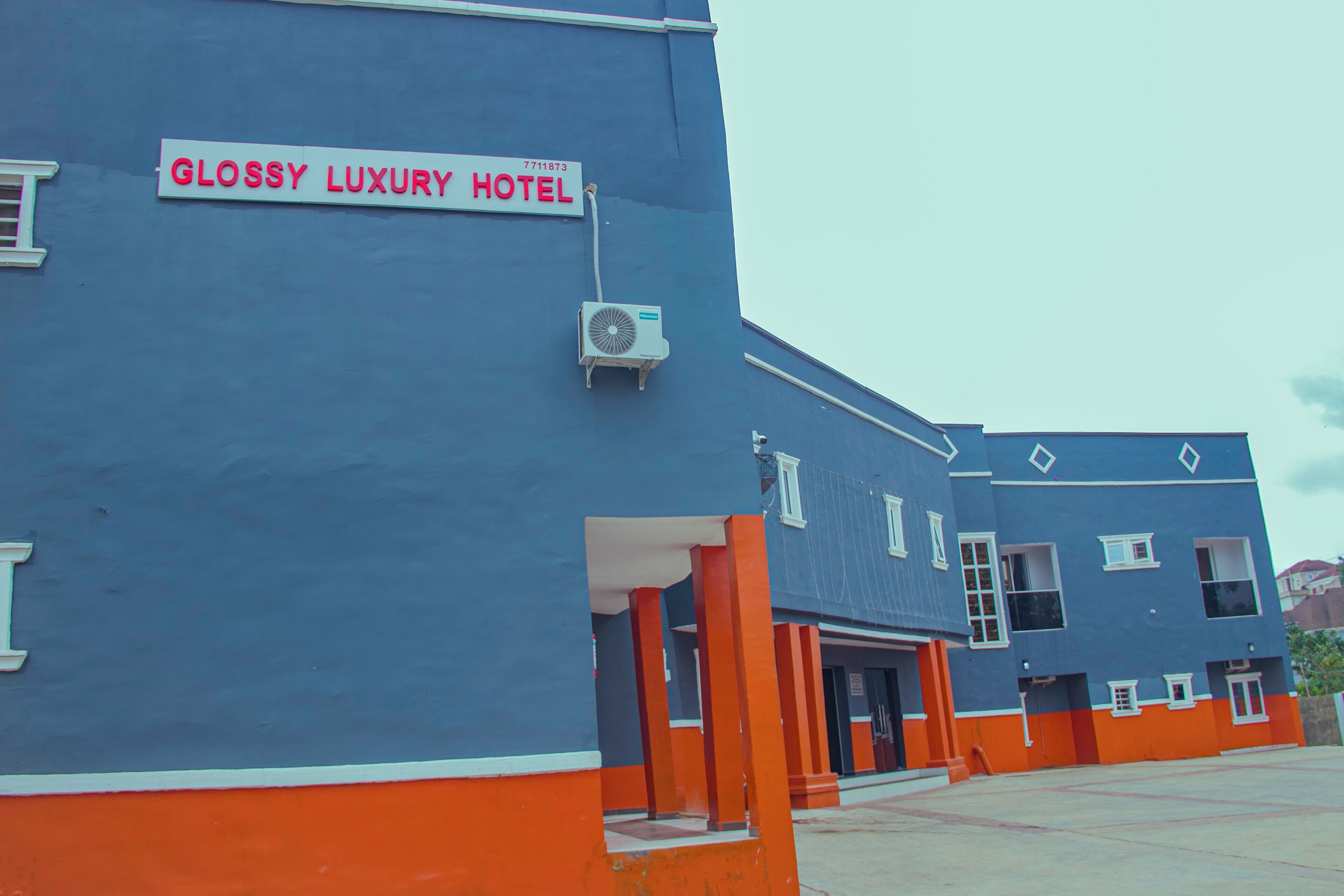 Façade de l’hébergement