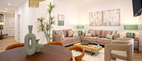 อพาร์ทเมนท์ (4 Bedrooms) | บริเวณนั่งเล่น