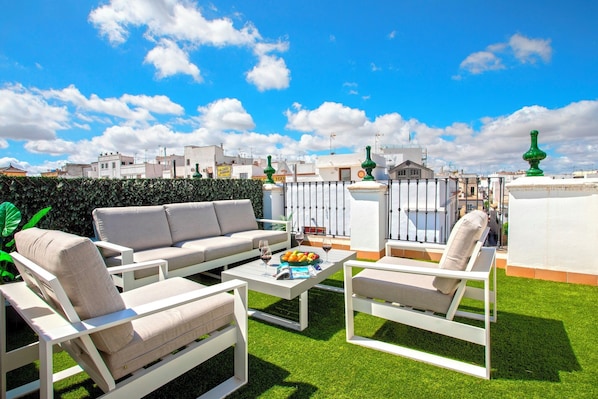 Apartamento (1 Bedroom) | Terraço/pátio