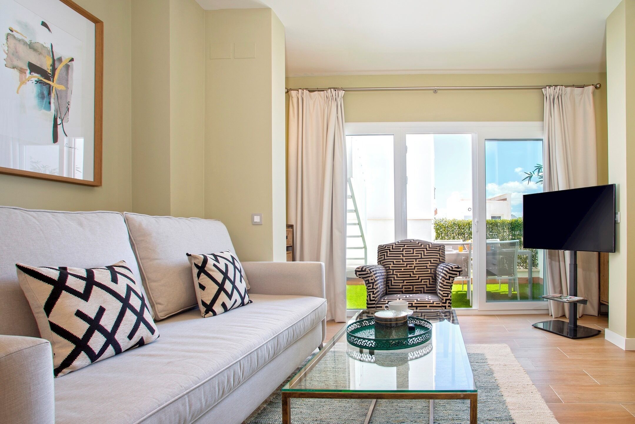 Leilighet (1 Bedroom) | Oppholdsområde | TV