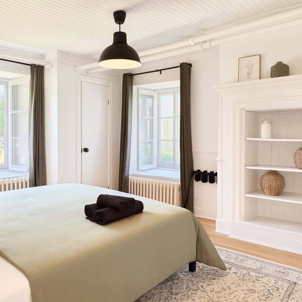 1 chambre, fer et planche Ă repasser, Wi-Fi, draps fournis