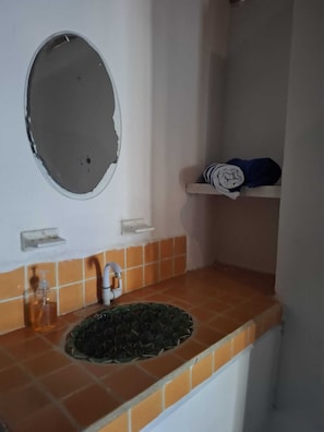 Junior-Ferienhütte, Strandblick | Badezimmer
