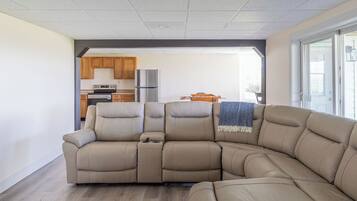 Smart TV, video games, foosball, offices