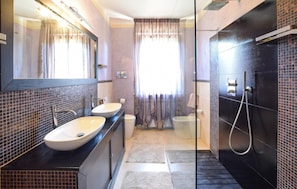 Shower, hair dryer