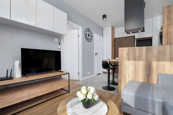 Televisie en een kantoor