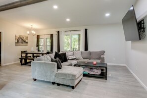 House (3 Bedrooms) | Interior - Riverfront Home w/ Porches & Views in Cotter! (Cotter)