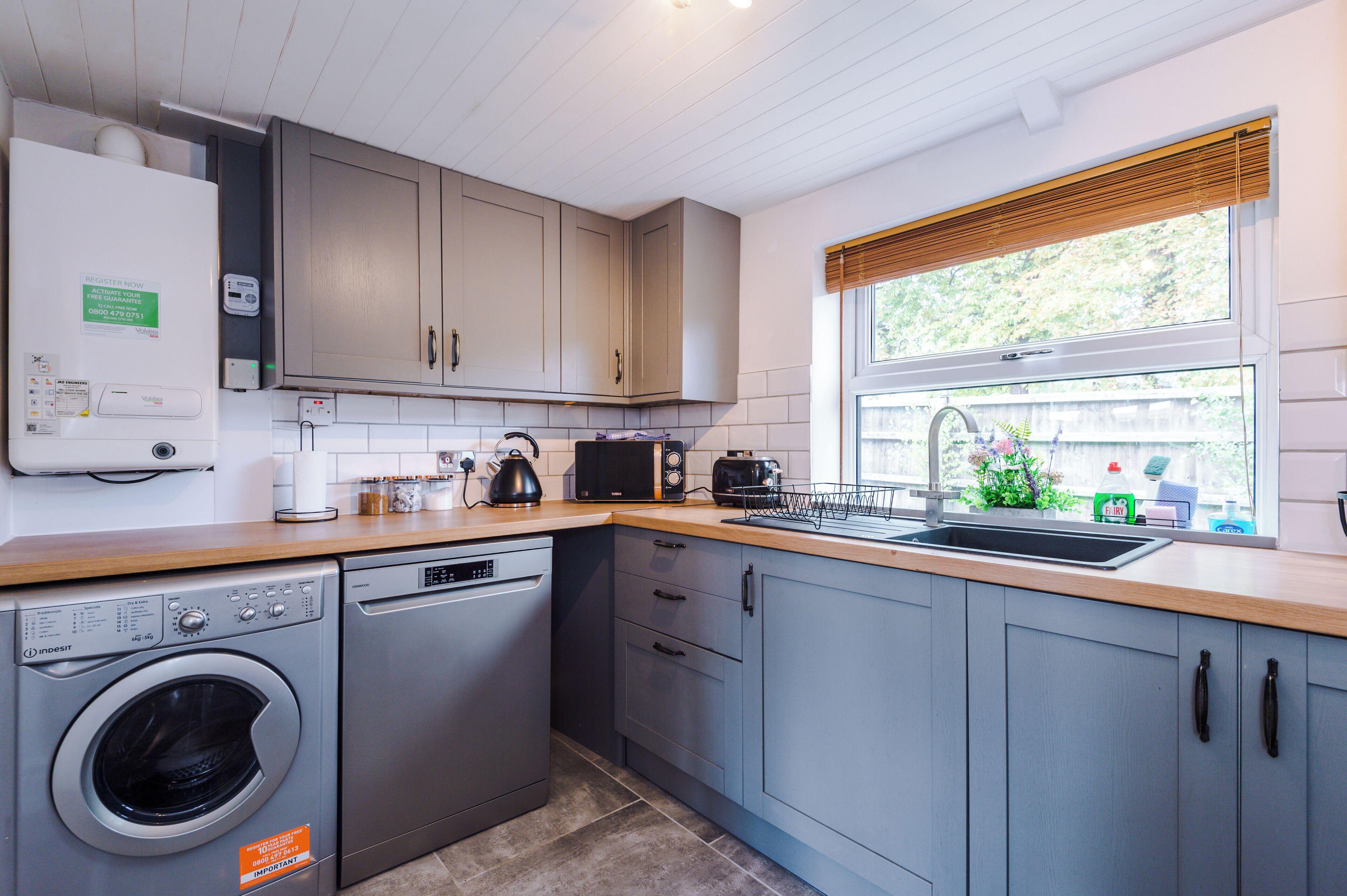 House, Patio | Private kitchen