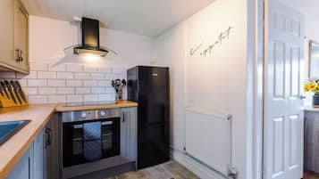 House, Patio | Private kitchen