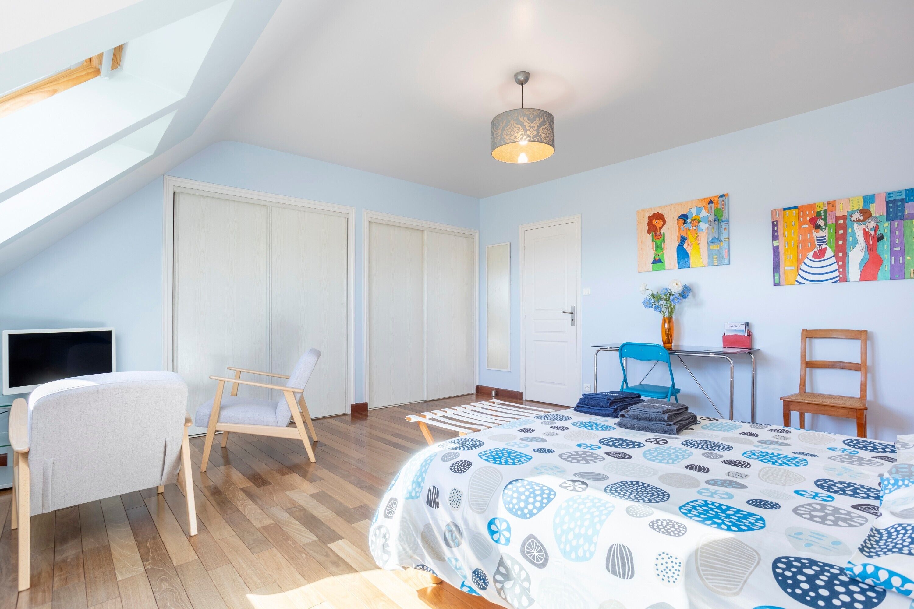1 habitación, wifi y ropa de cama 