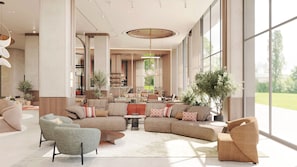 Lobby sitting area