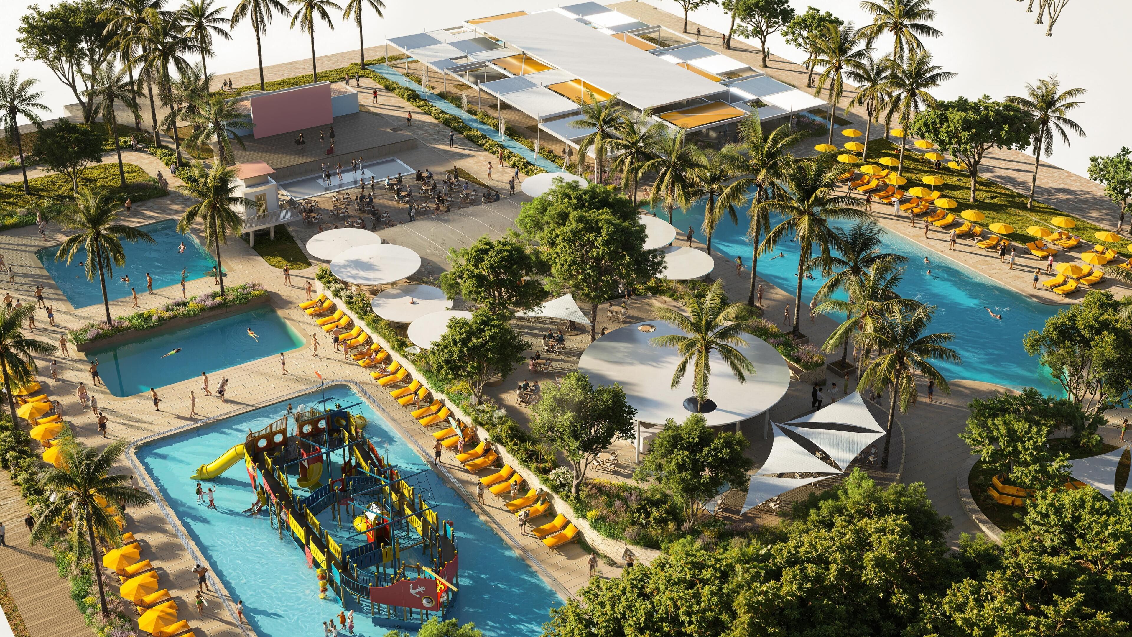 Indoor pool, seasonal outdoor pool