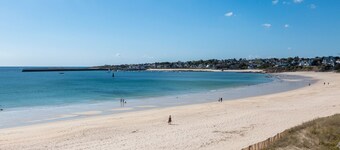 Appartement in residentie La Montagne op 300 m van het strand met zeezicht