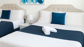 Basic Double Room, 2 Double Beds, Non Smoking