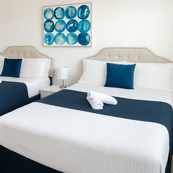 Basic Double Room, 2 Double Beds, Non Smoking